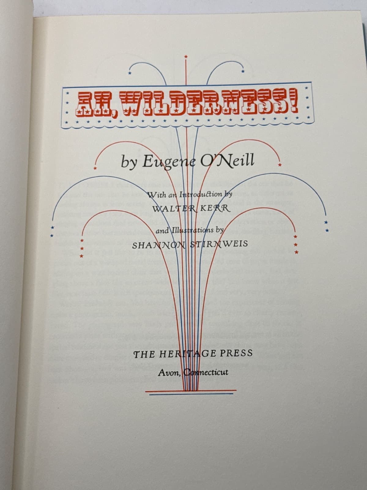Ah, Wilderness! by Eugene O'Neill - title page