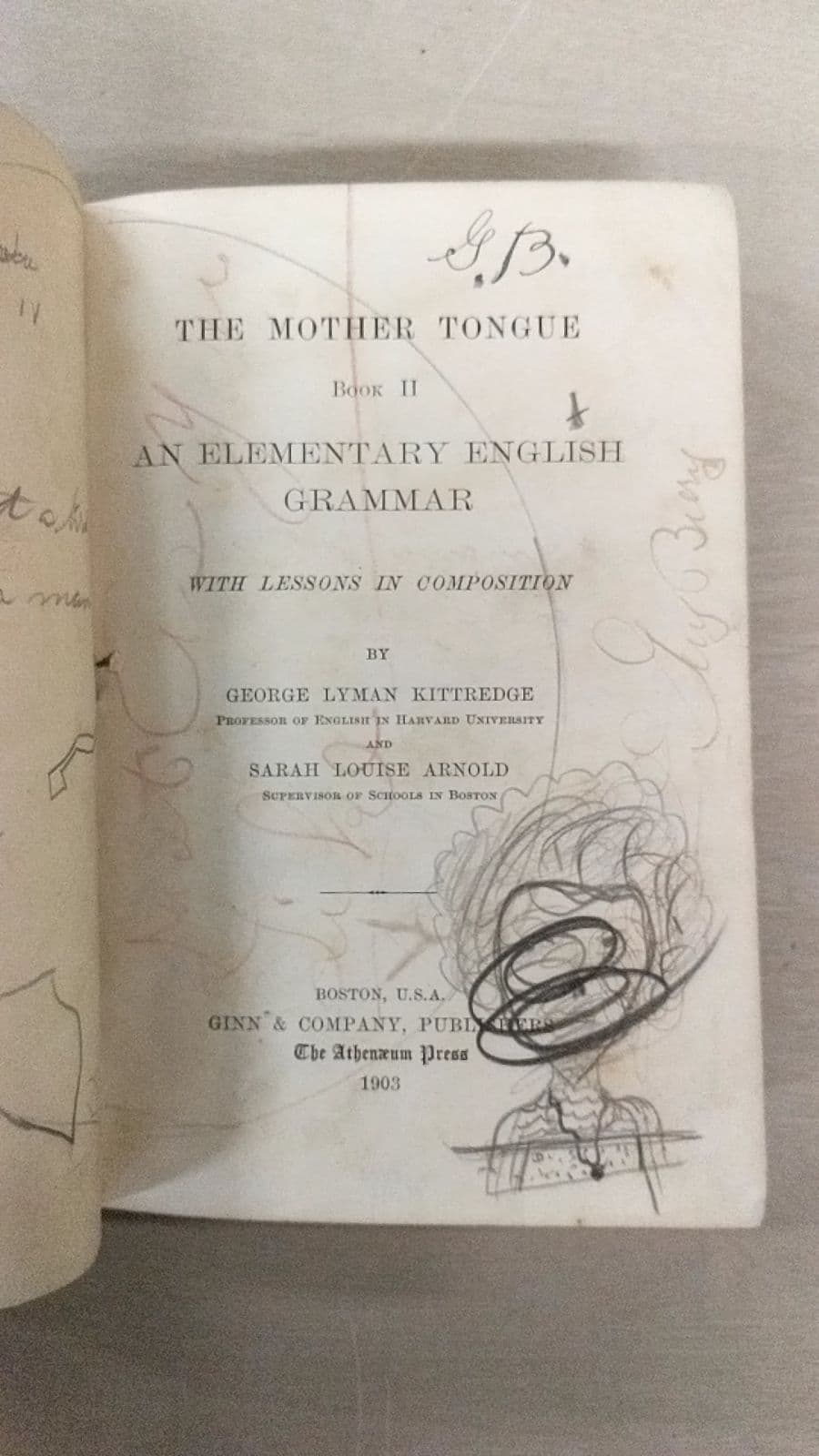 The Mother Tongue Book II by George Lyman Kittredge and Sarah Louise Arnold - title page