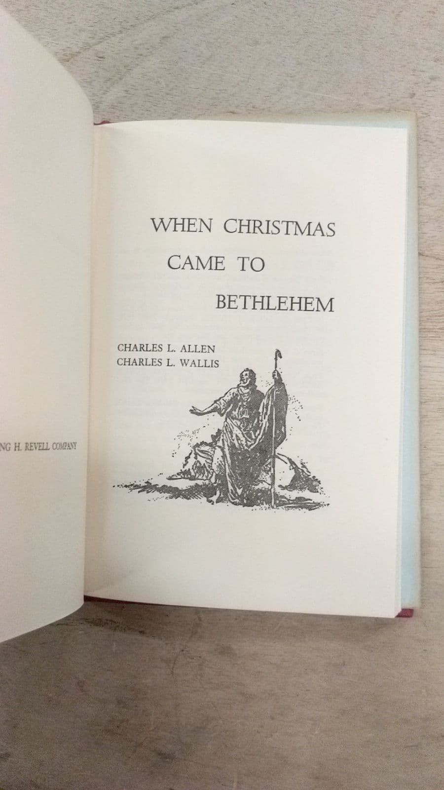 When Christmas Came TO Bethlehem by Charles L. Allen & Charles L. Wallis - title page