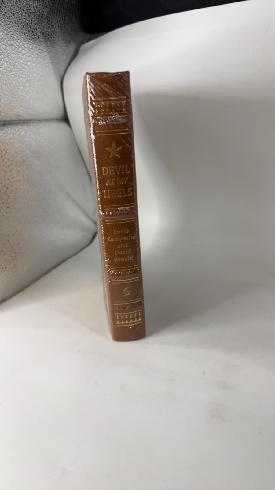 Devil at My Heels by Louis Zamperini and David Rensin - quarter view showing binding condition