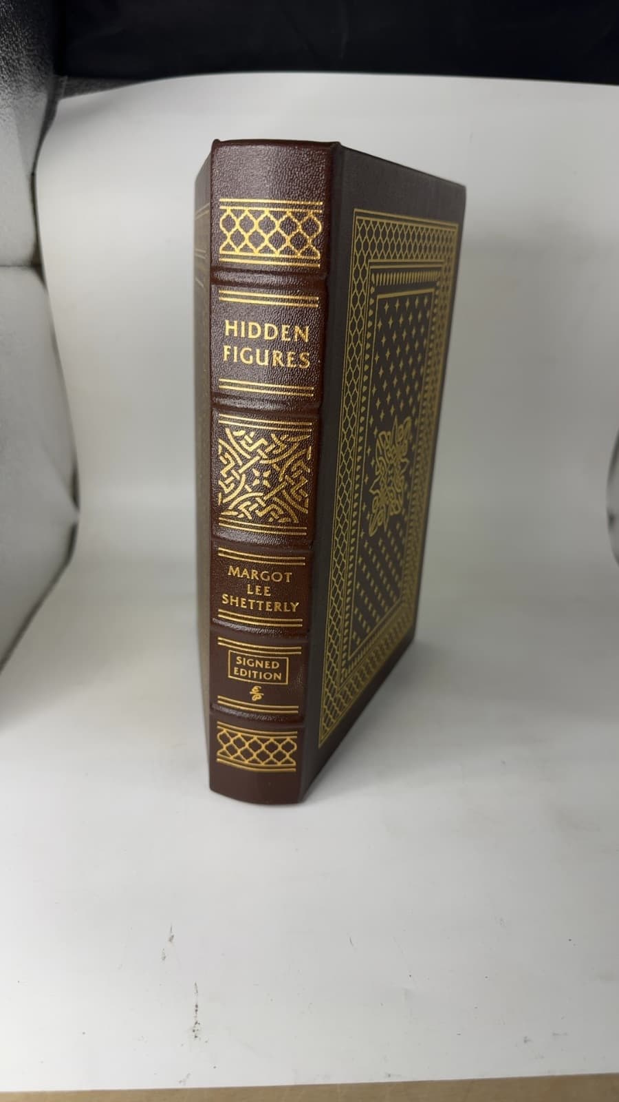 Hidden Figures by Margot Lee Shetterly - quarter view showing binding condition