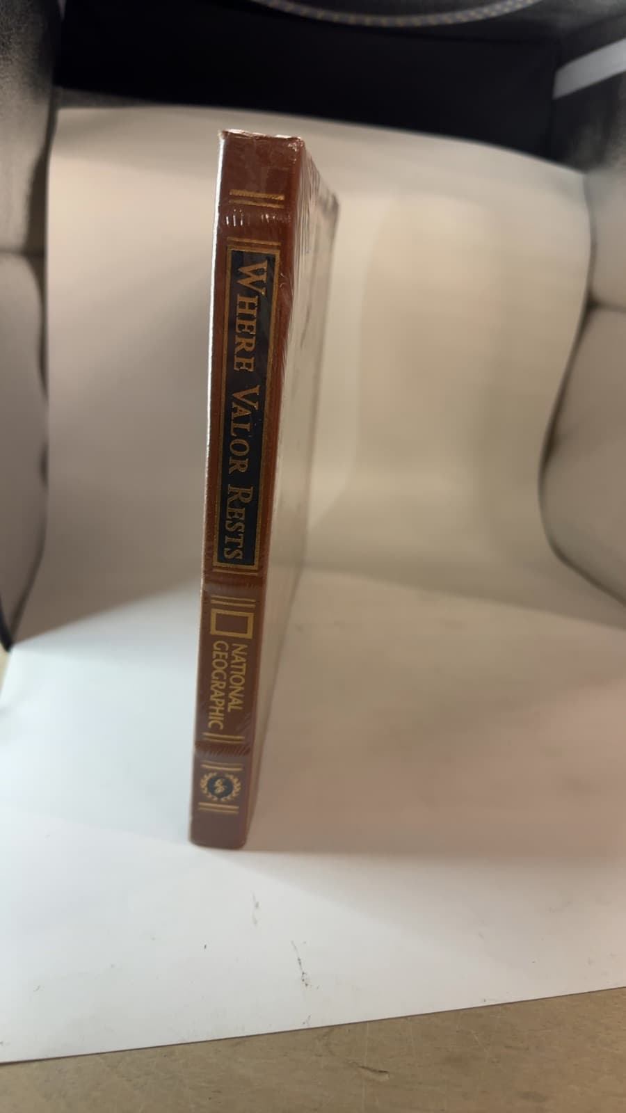 Where Valor Rests - quarter view showing binding condition