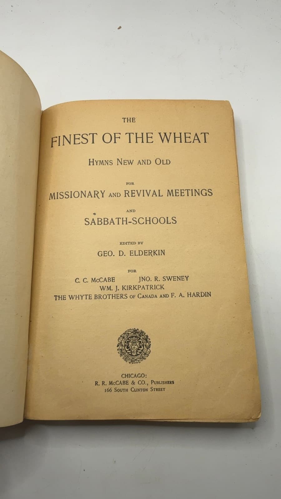 The Finest of the Wheat by Geo. D. Elderkin - title page