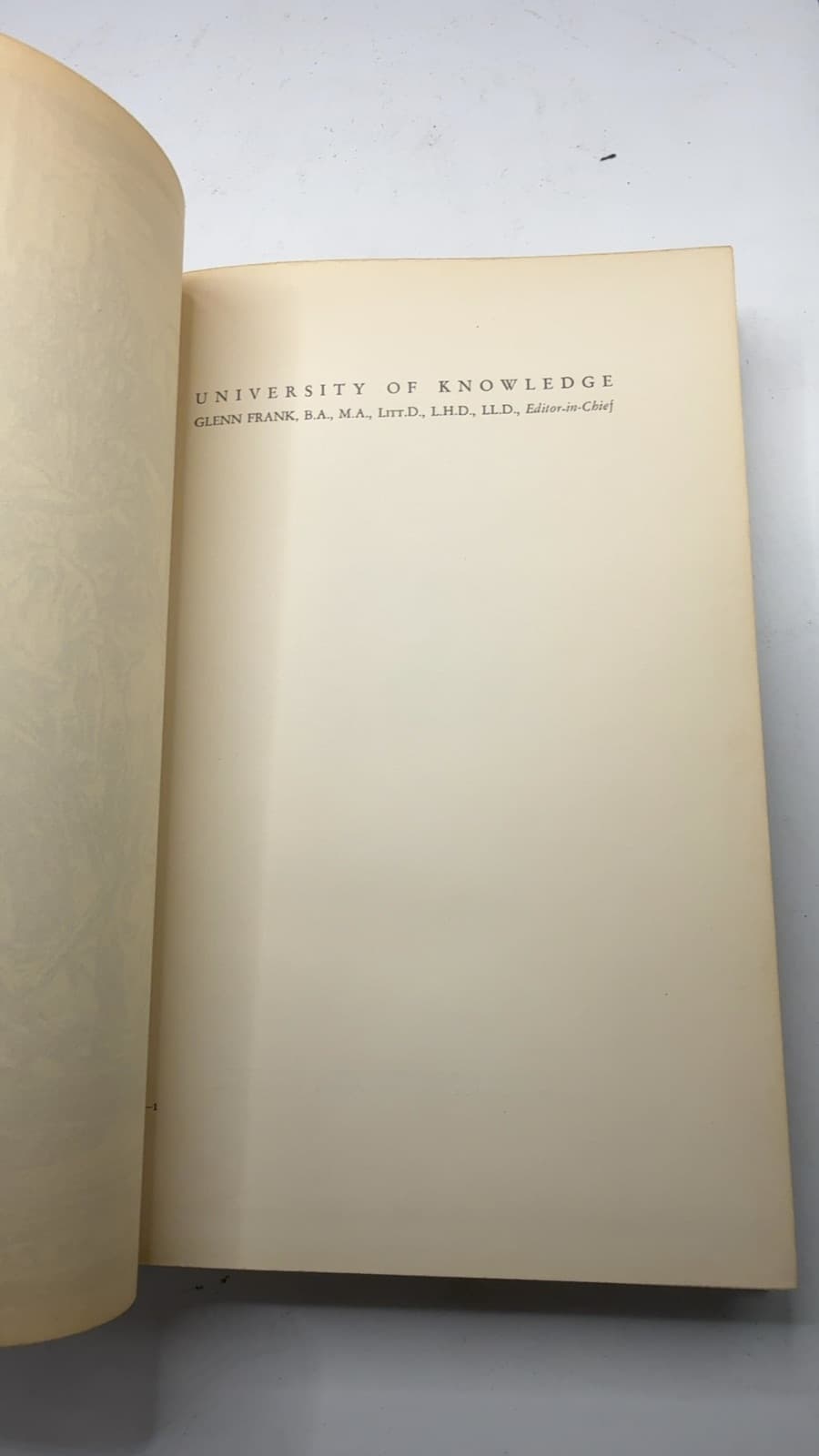 University of Knowledge: The Story of Engineering by J. Gardner Bennett, B.S., C.E. - title page