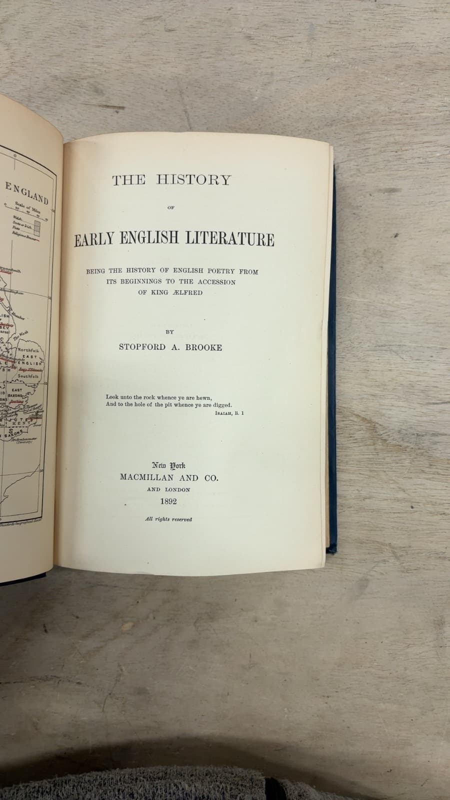 The History of Early English Literature by Stopford A. Brooke - title page