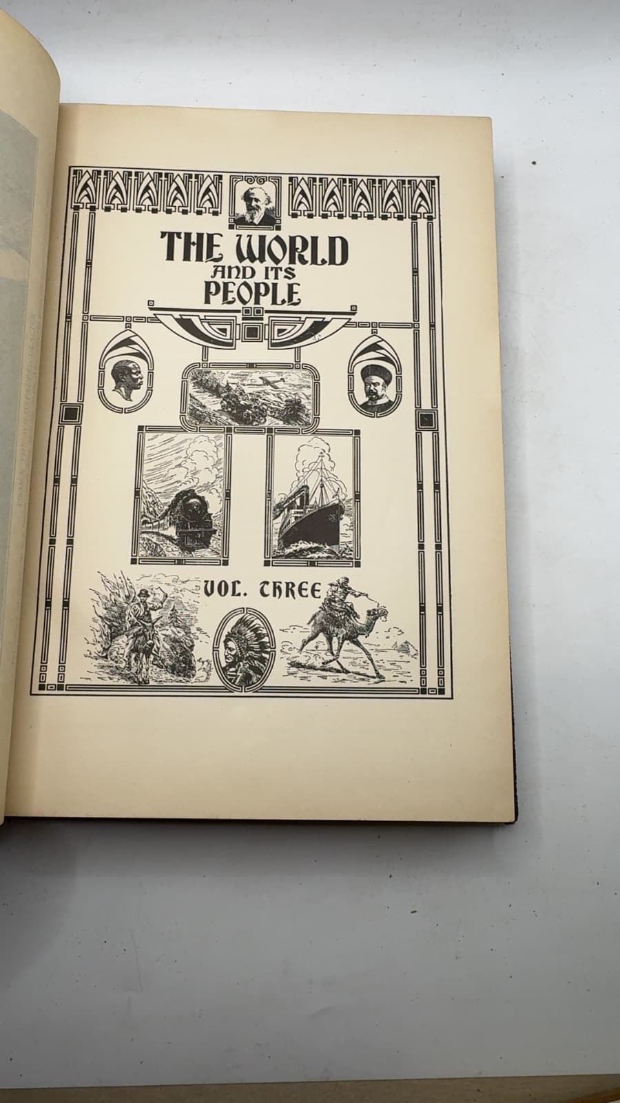 The World and Its People - title page