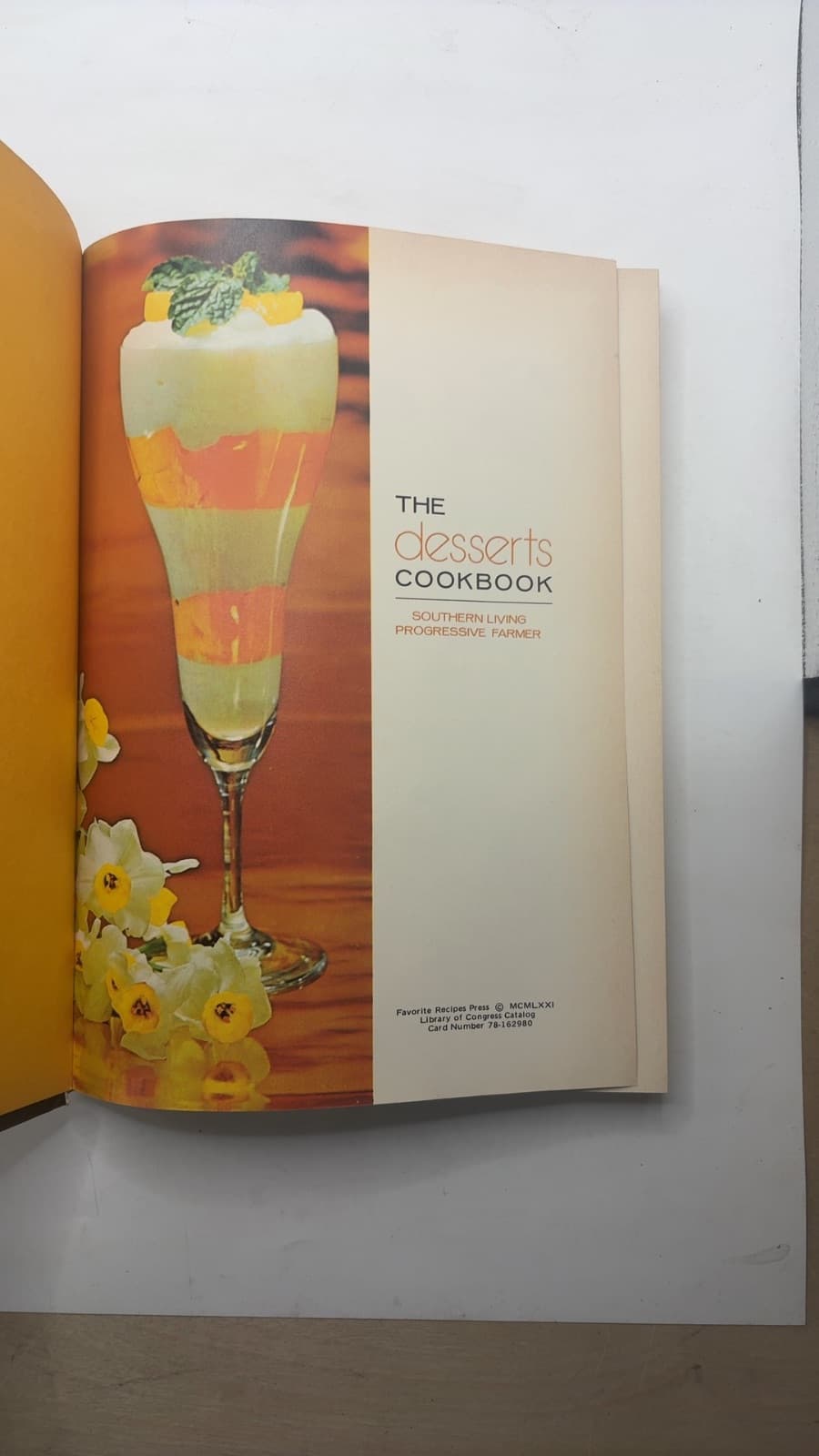 The Desserts Cookbook - title page