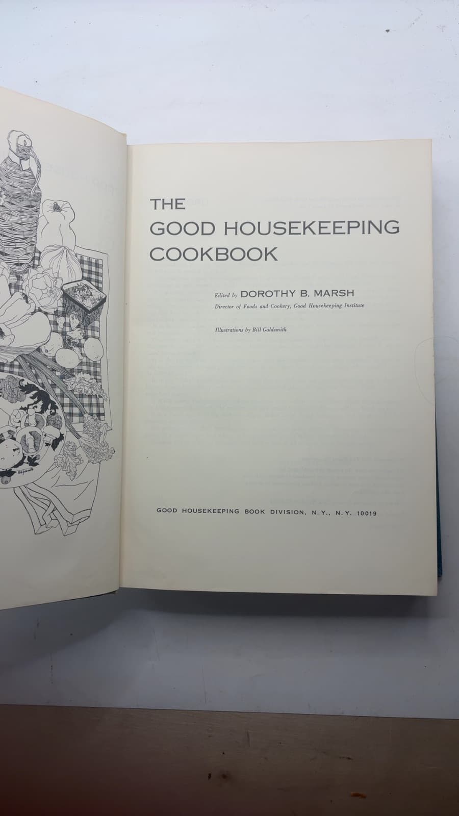 The Good Housekeeping Cookbook by Dorothy B. Marsh - title page