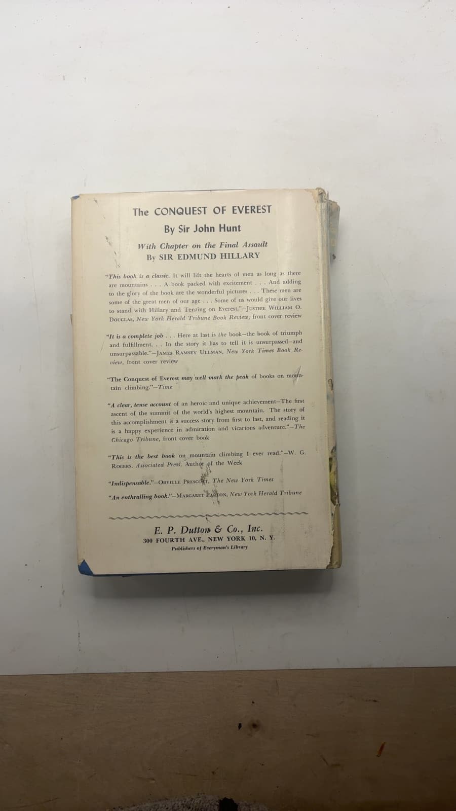 The Conquest of Everest by Sir John Hunt - additional view