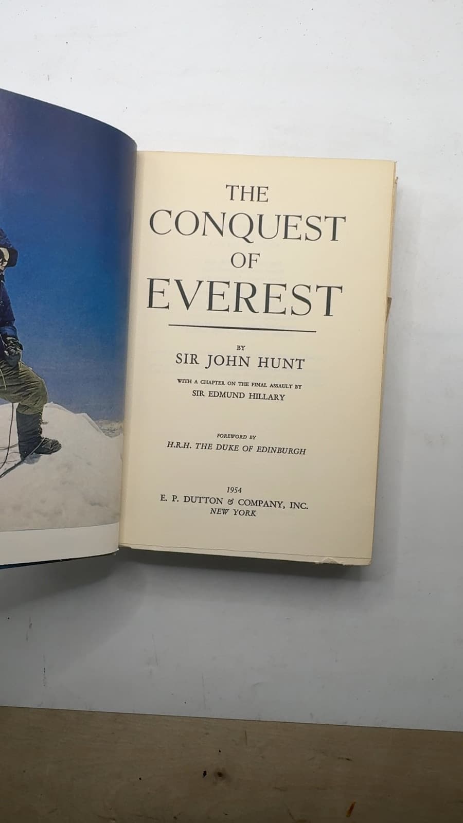 The Conquest of Everest by Sir John Hunt - title page