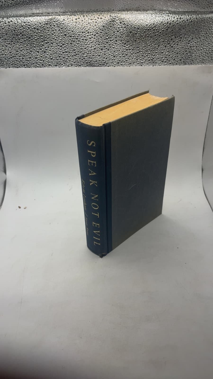 Speak Not Evil by Edwin Lanham - front cover