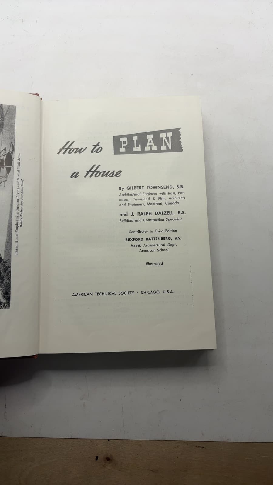 How to Plan a House by Gilbert Townsend, J. Ralph Dalzell - title page