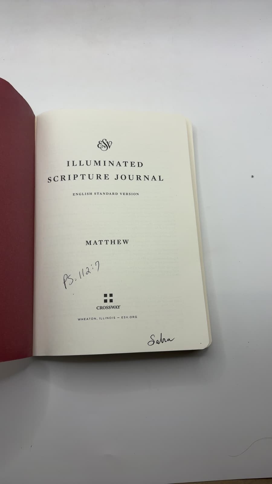 The Gospel According to Matthew - title page