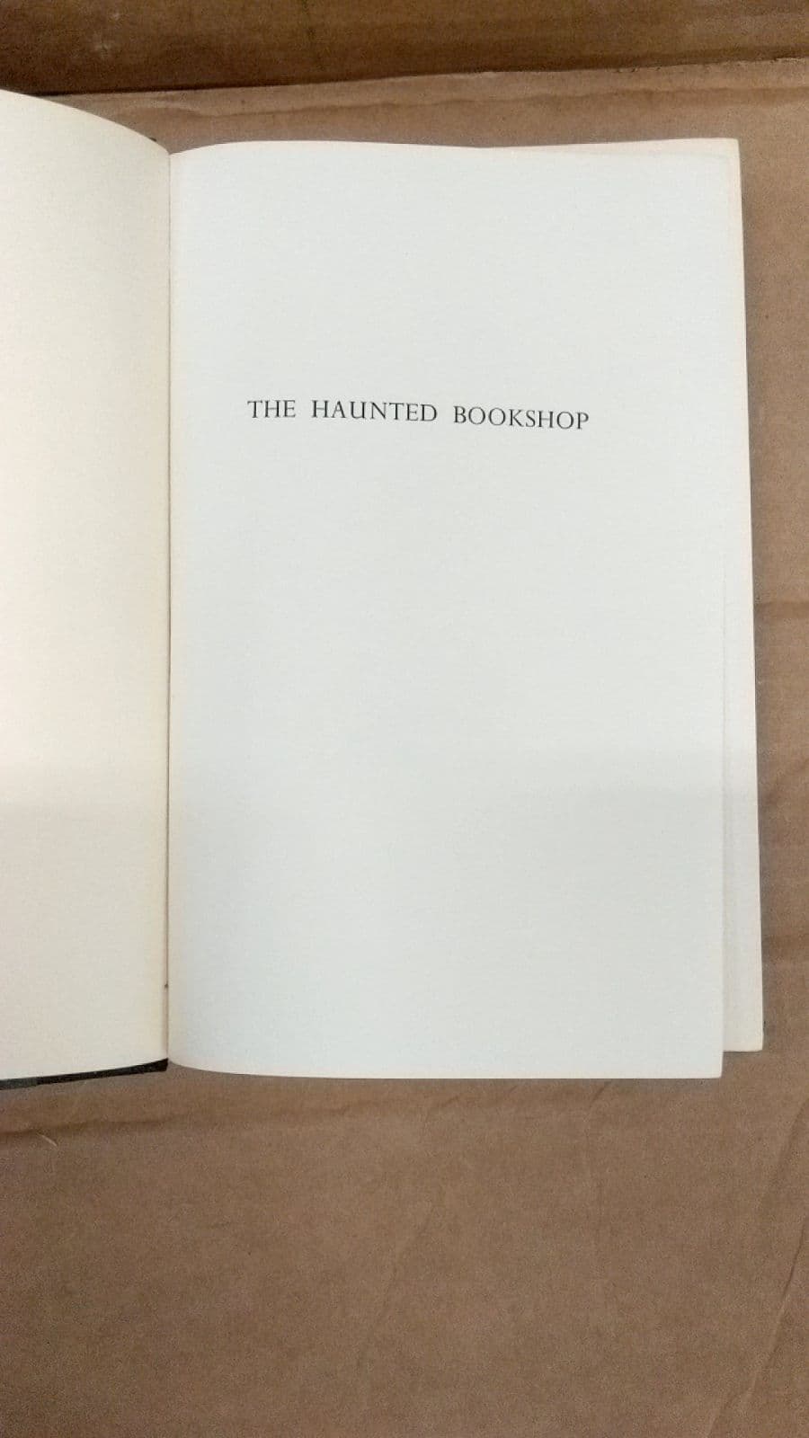 The Haunted Bookshop by Christopher Morley - title page