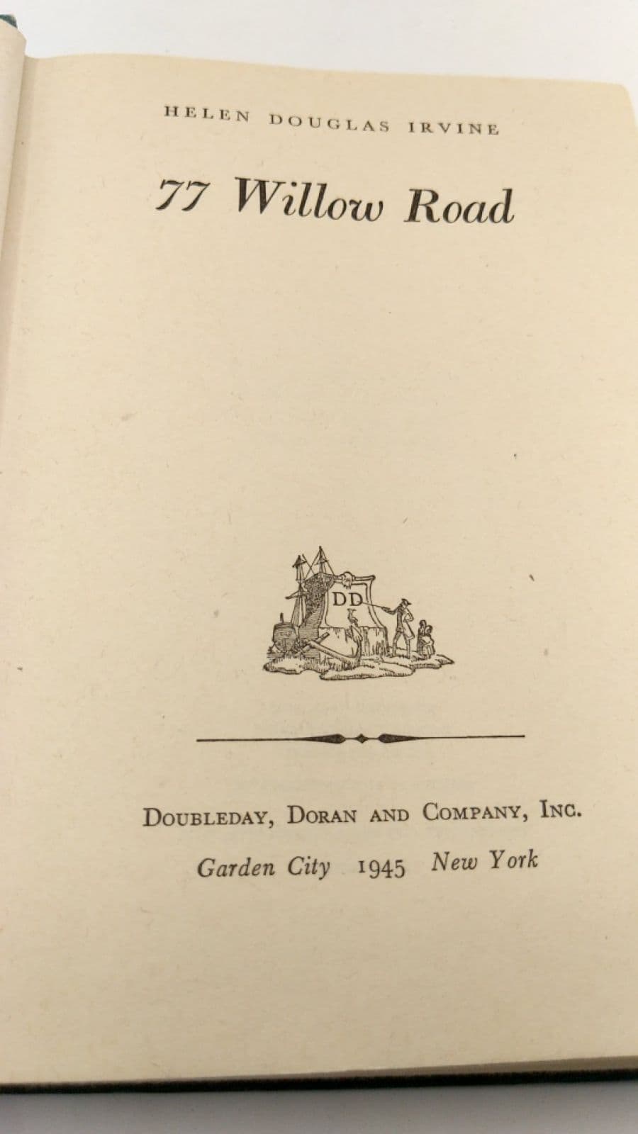 77 Willow Road by Helen Douglas Irvine - title page