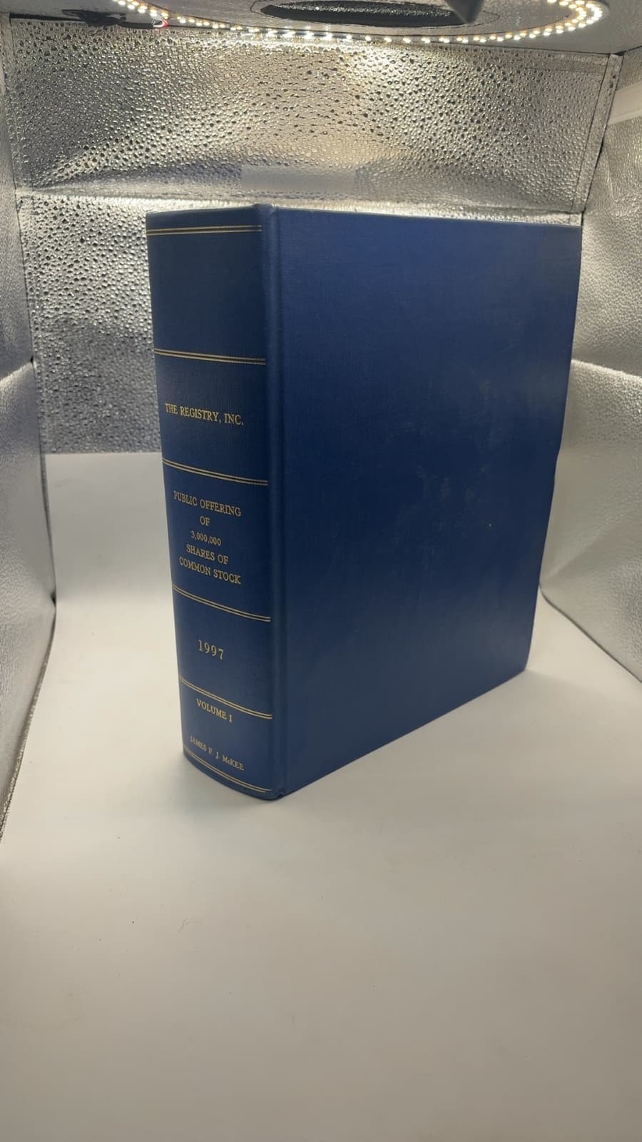 Public Offering of 3,000,000 Shares of Common Stock by James F. J. McKee - front cover
