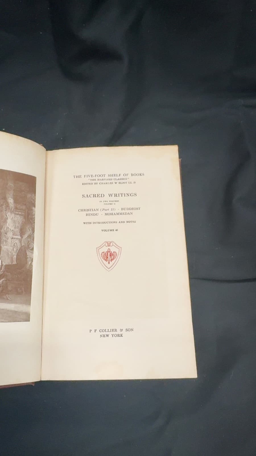 Sacred Writings Vol. 45 by Edited by Charles W. Eliot LL.D. - title page