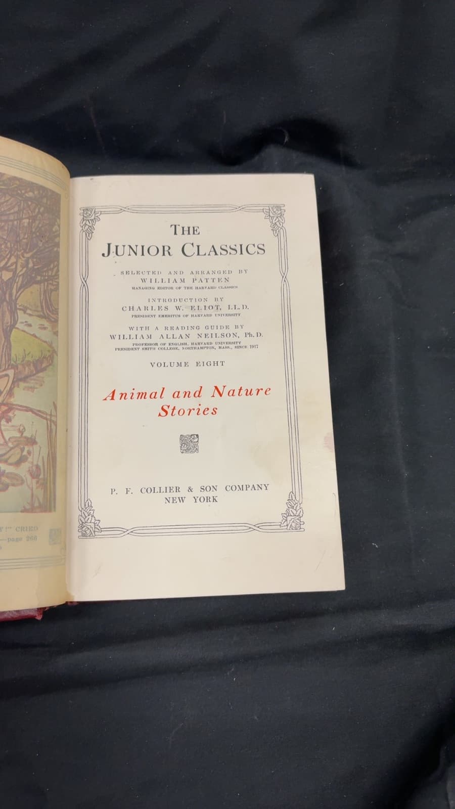 The Junior Classics by Selected and Arranged by William Patten - title page