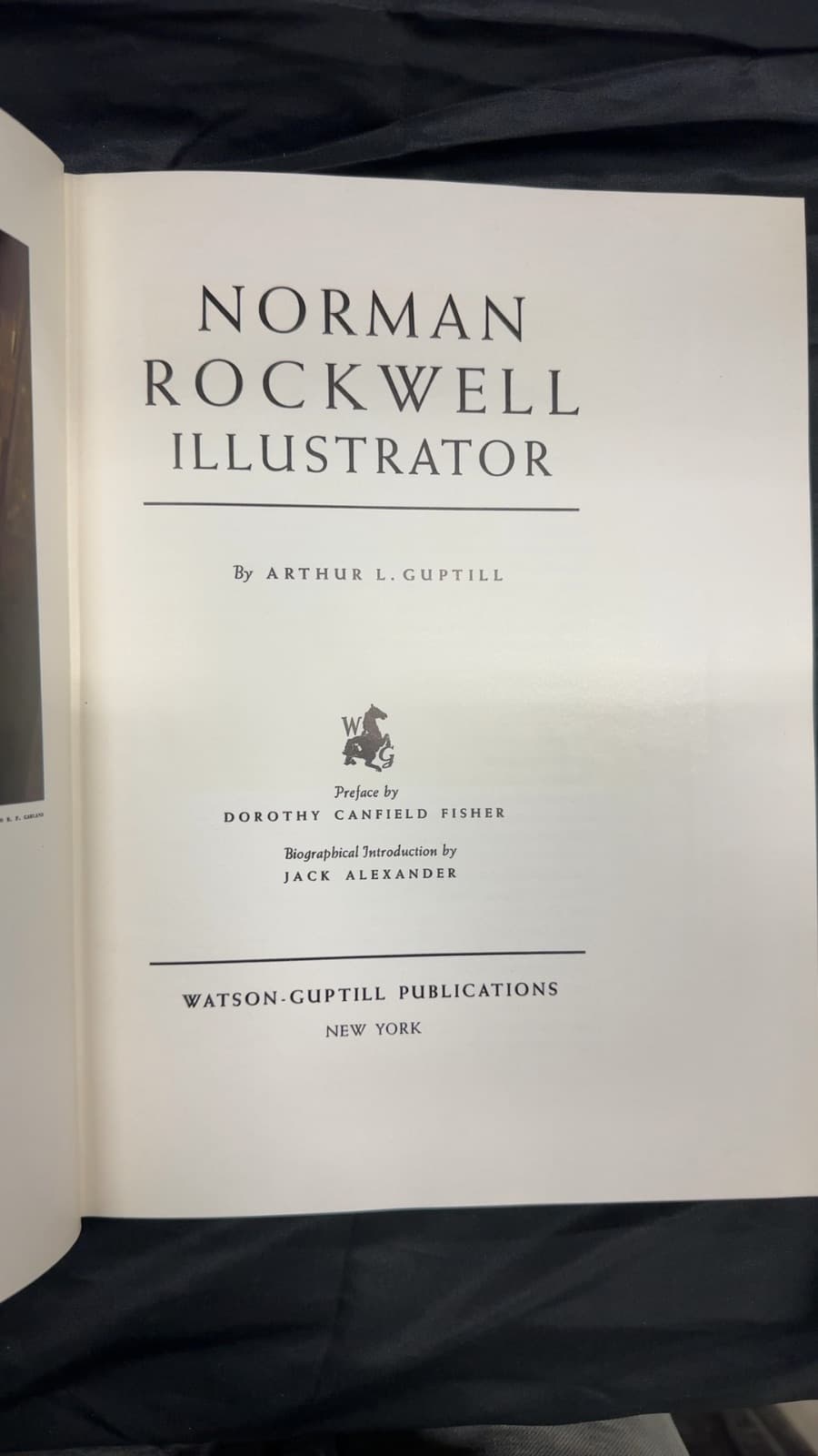 Norman Rockwell Illustrator by Arthur L. Guptill - title page