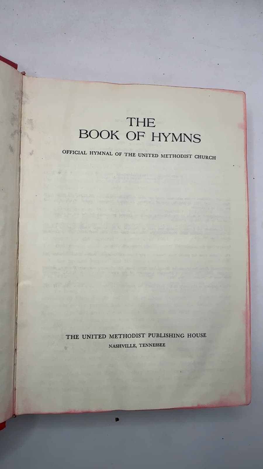 The Book of Hymns - title page