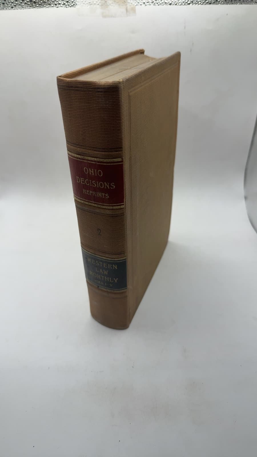 Ohio Decisions Reprints V. 1-5 - front cover