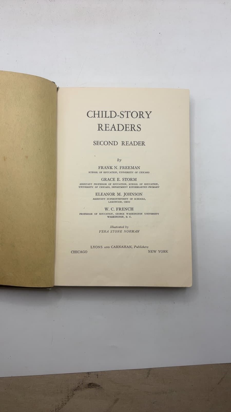 Child-Story Readers: Magic Stories by Frank N. Freeman, Grace E. Storm, Eleanor M. Johnson, W. C. French - title page