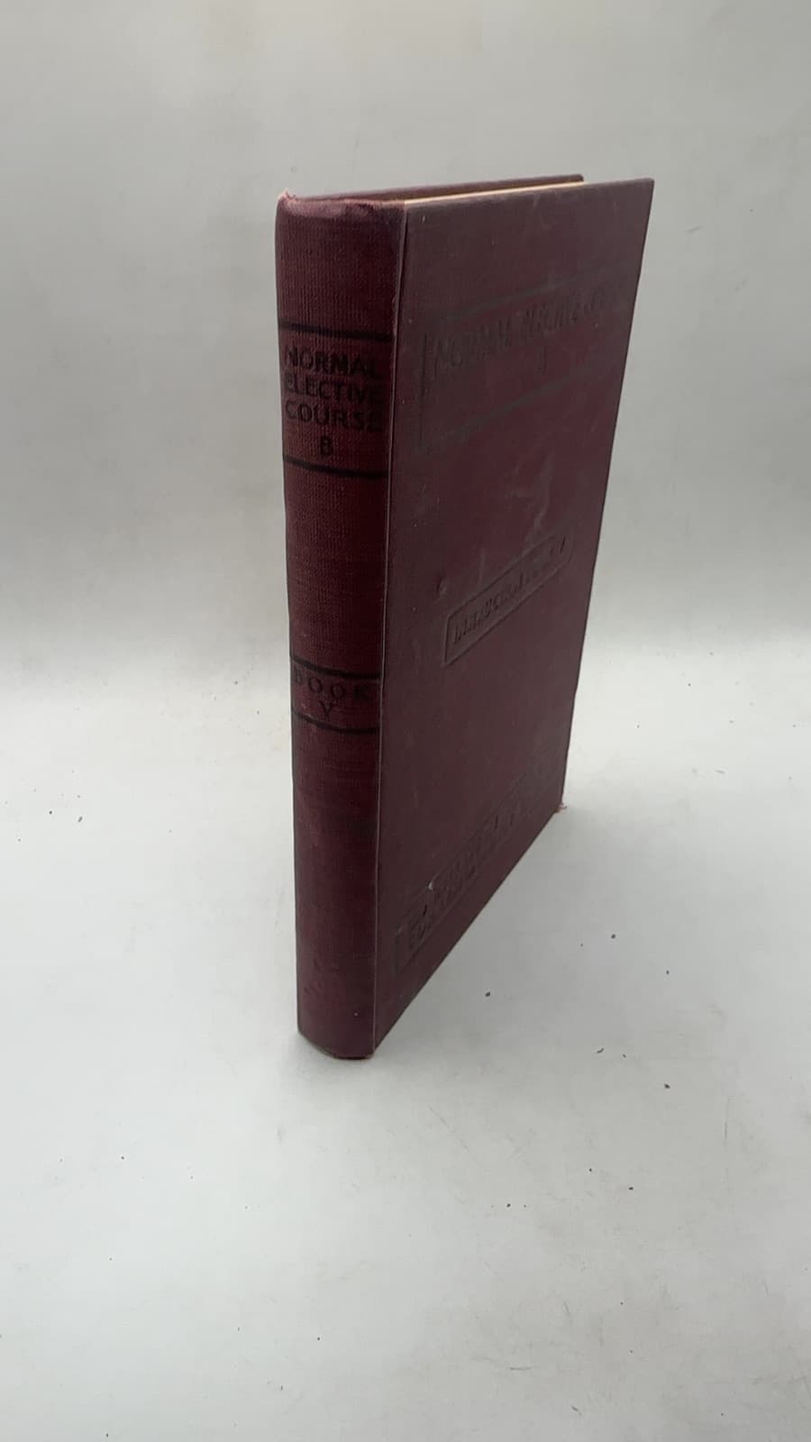 Normal Elective Course B by W. F. Rocheleau, C. H. Sylvester, Ira C. Kling, E. D. Foster, C. W. G. Hyde, Grace Edith Sellon, Eunice S. Bannister - front cover
