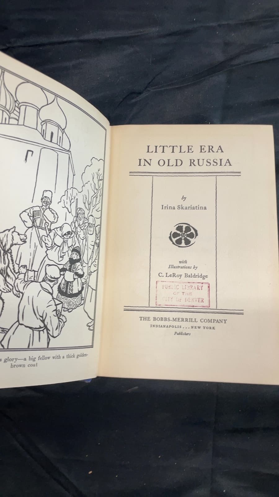 Little Era in Old Russia by Irina Skariatina - title page