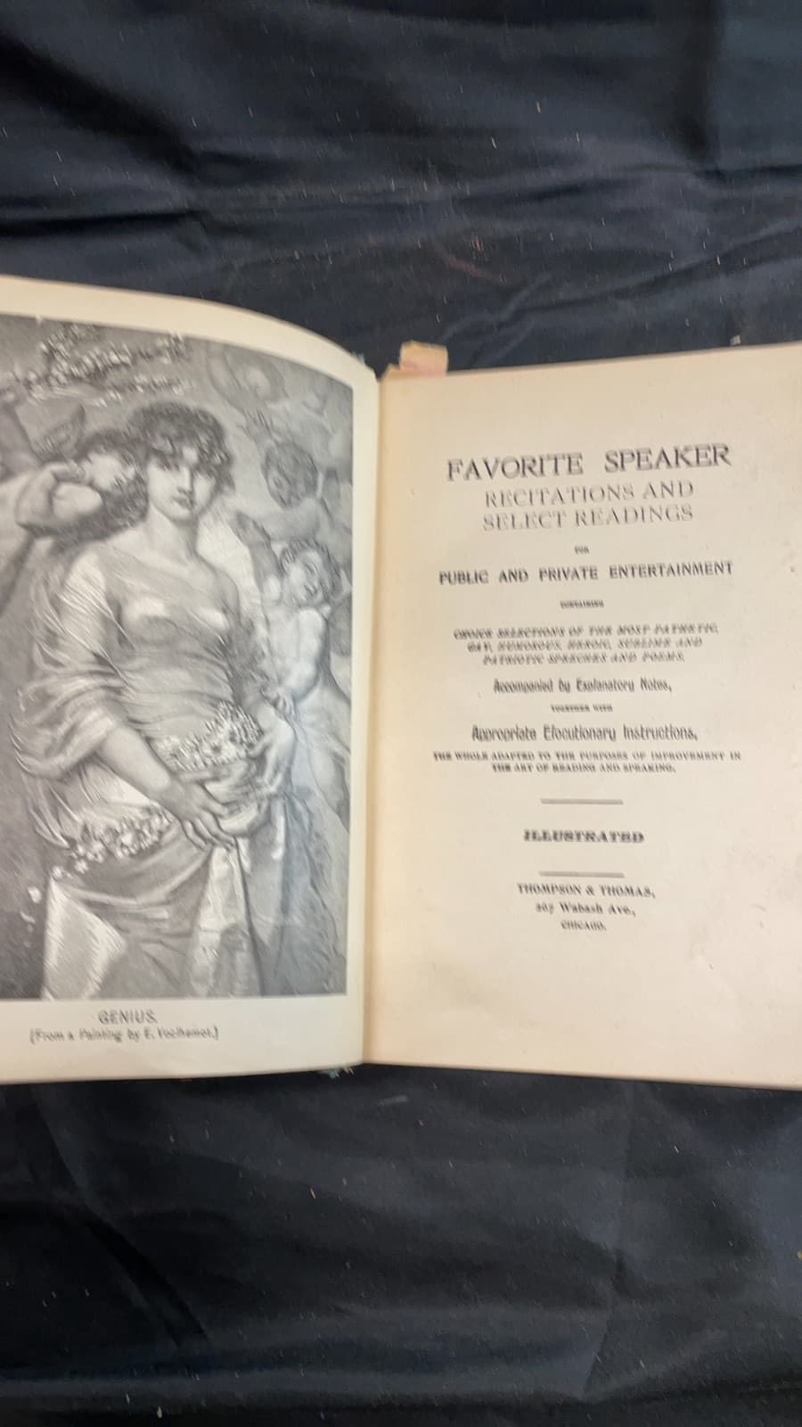 Favorite Speaker Recitations and Select Readings for Public and Private Entertainments - title page