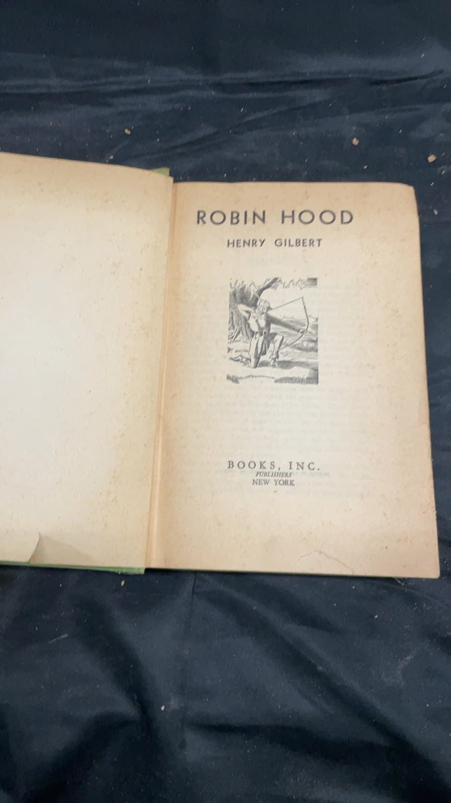 Robin Hood by Henry Gilbert - title page