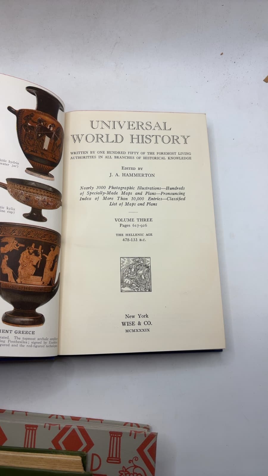 Universal World History, Volume 3, Pages 617-926 by Edited by J. A. Hammerton - title page