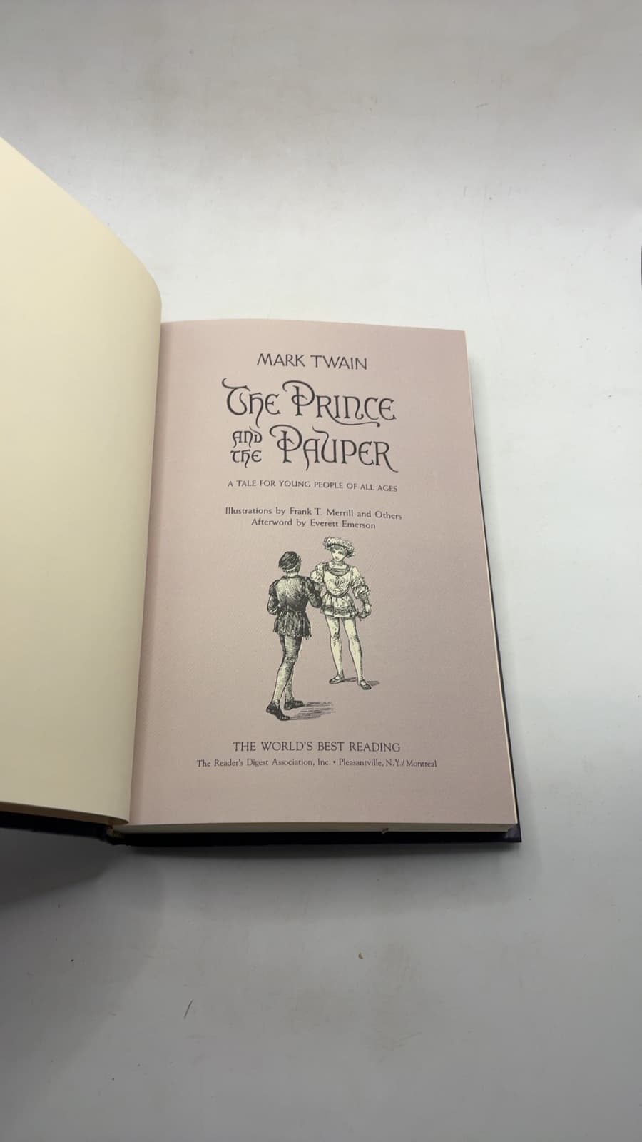 The Prince and the Pauper by Mark Twain - title page