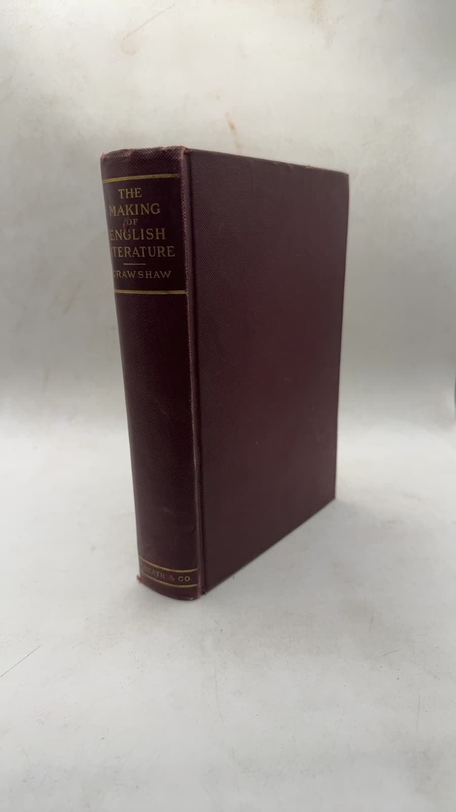 The Making of English Literature by William H. Crawshaw - front cover