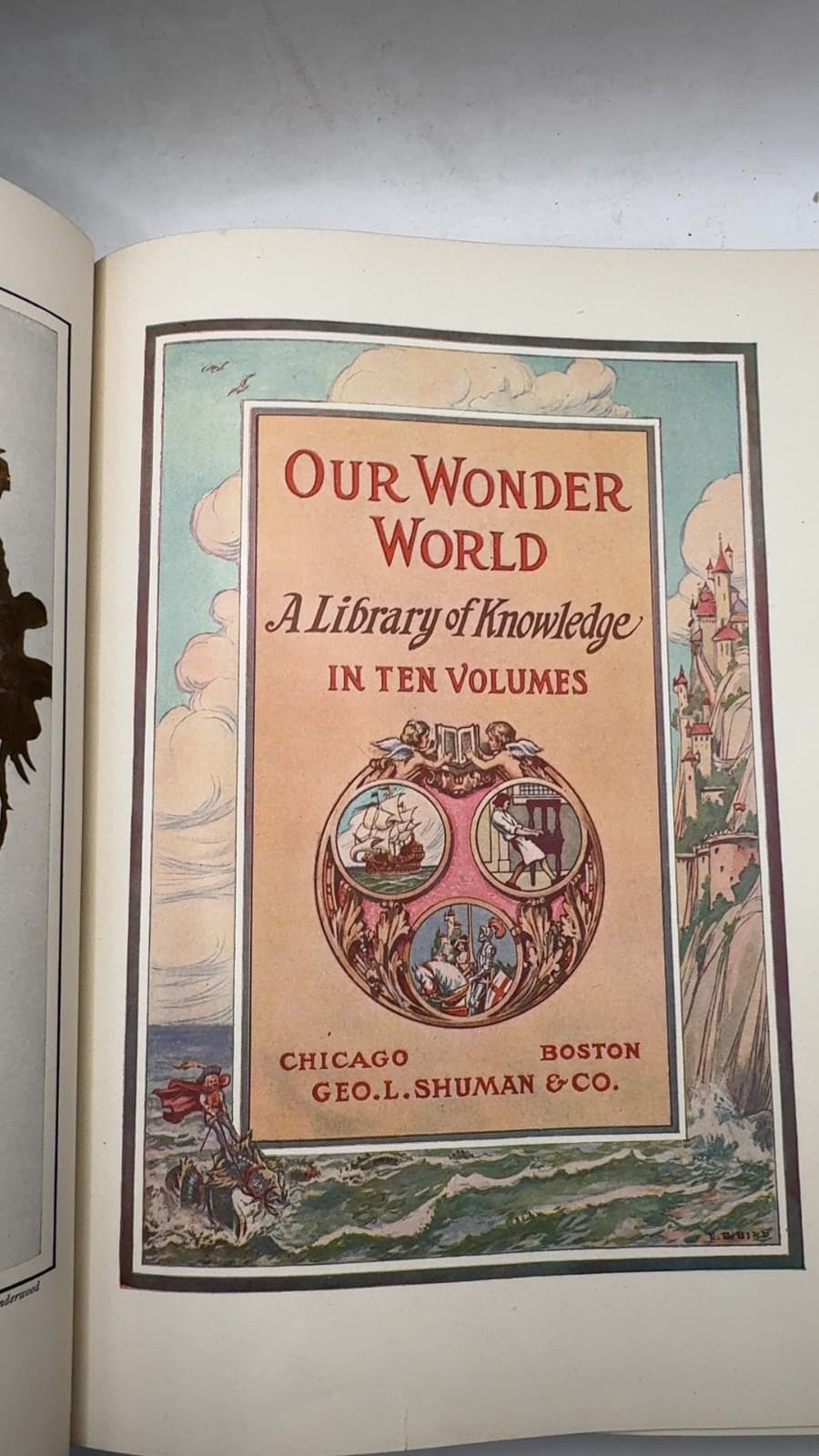Our Wonder World: A Library of Knowledge in Ten Volumes - title page
