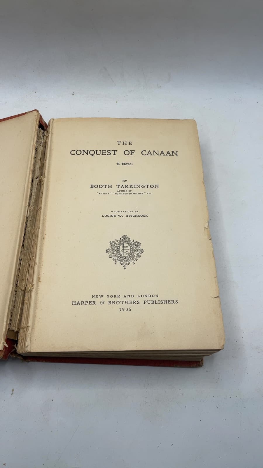 The Conquest of Canaan by Booth Tarkington - title page