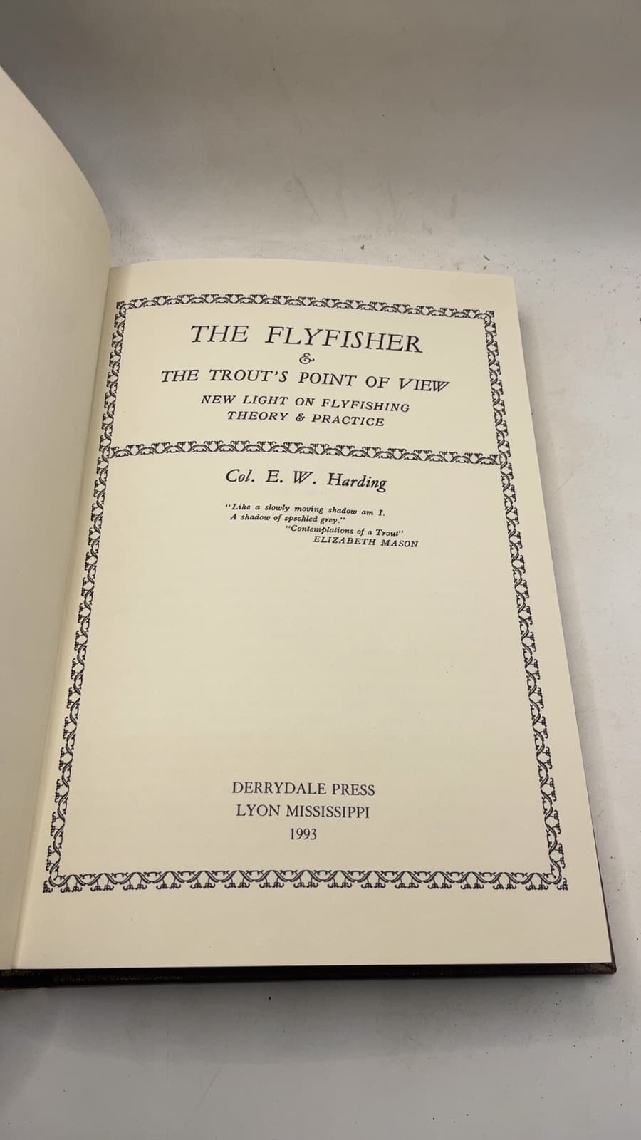 Fly Fisherman's Gold by Col. E. W. Harding - title page