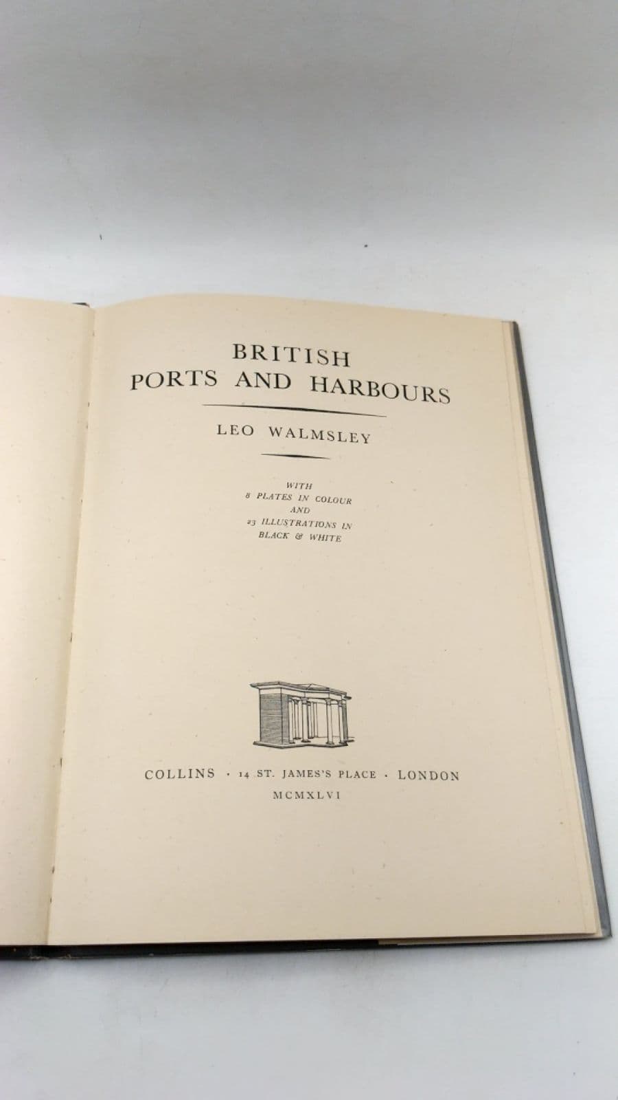 British Ports and Harbours by Leo Walmsley - title page