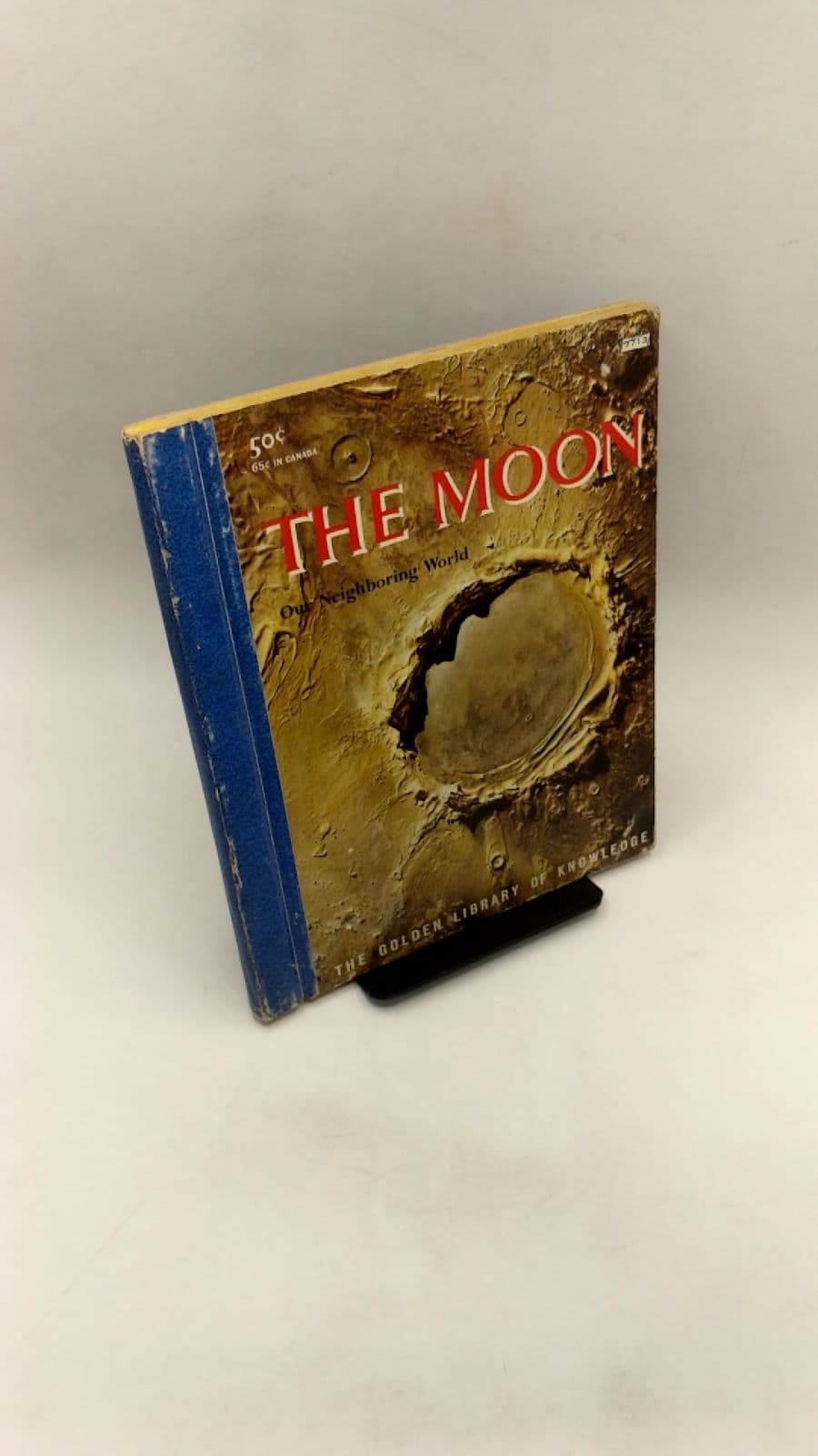 THE MOON Our Neighboring World by Otto Binder - front cover