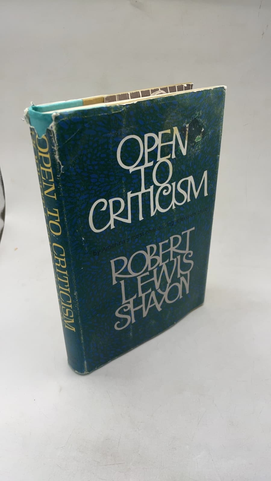 Open to Criticism by Robert Lewis Shayon - front cover