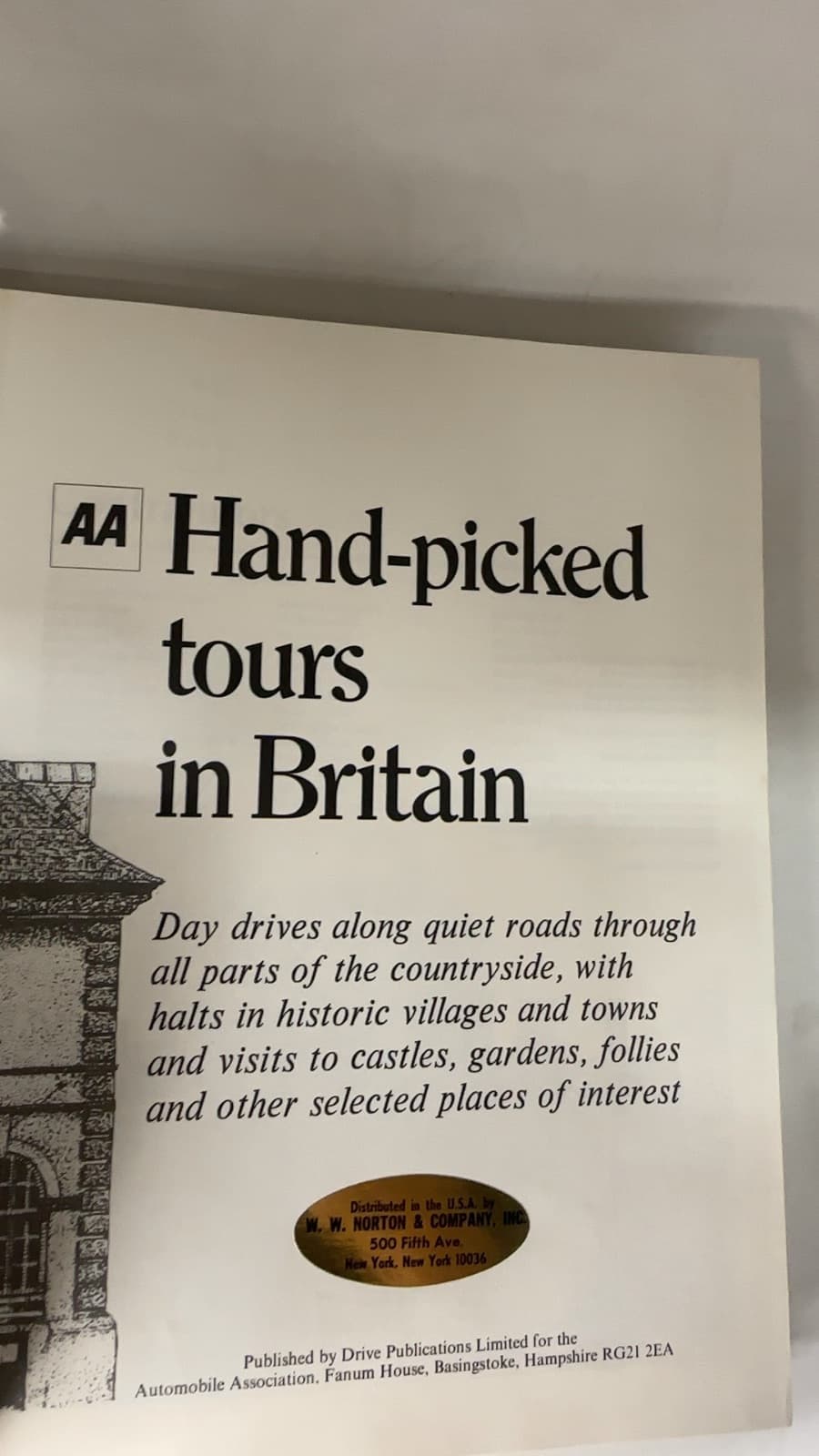 Hand-picked Tours in Britain - title page