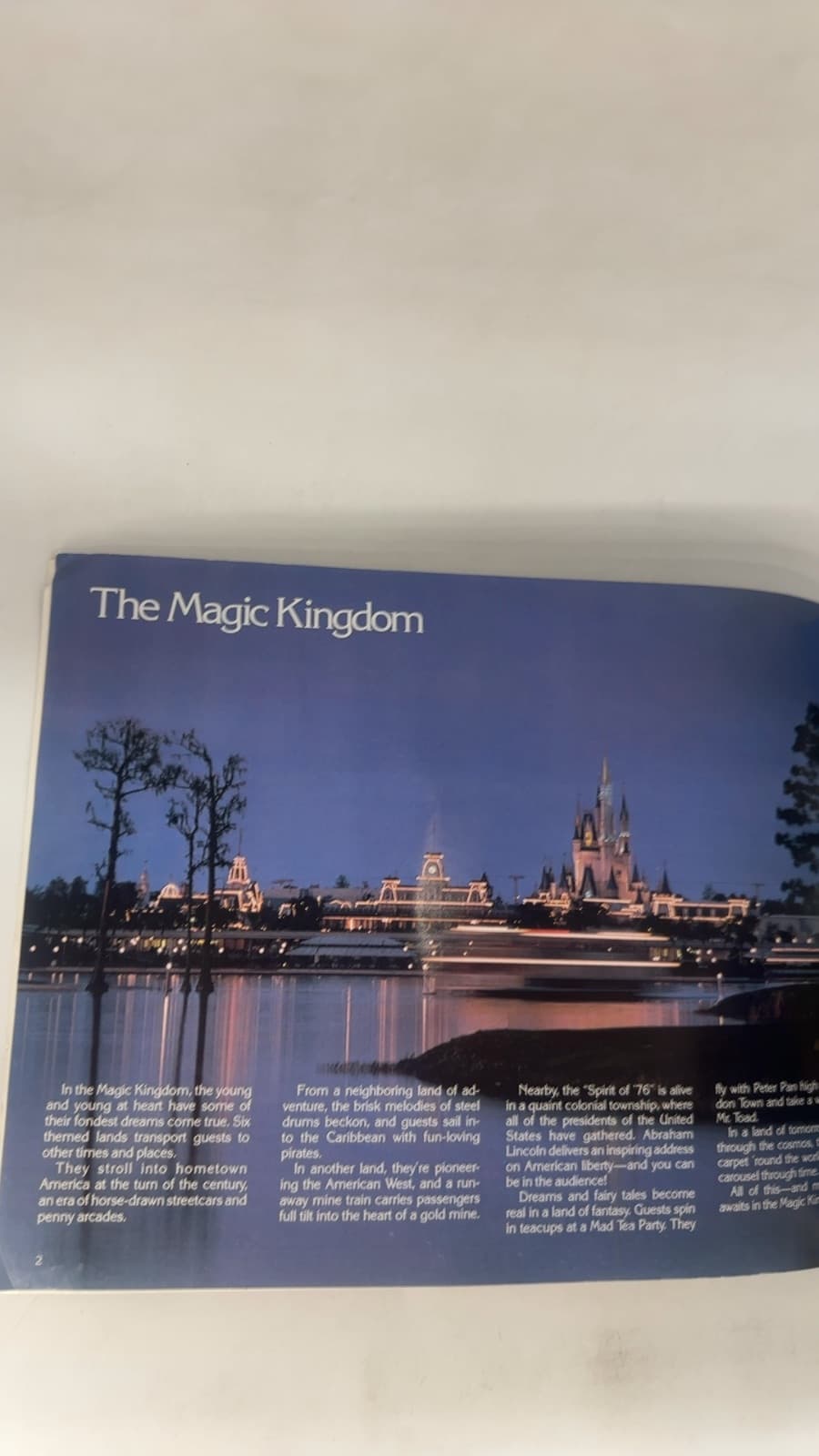 A Pictorial Souvenir of Walt Disney World - title page