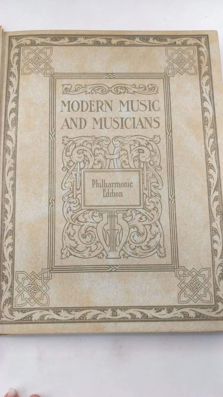 Modern Music and Musicians - title page