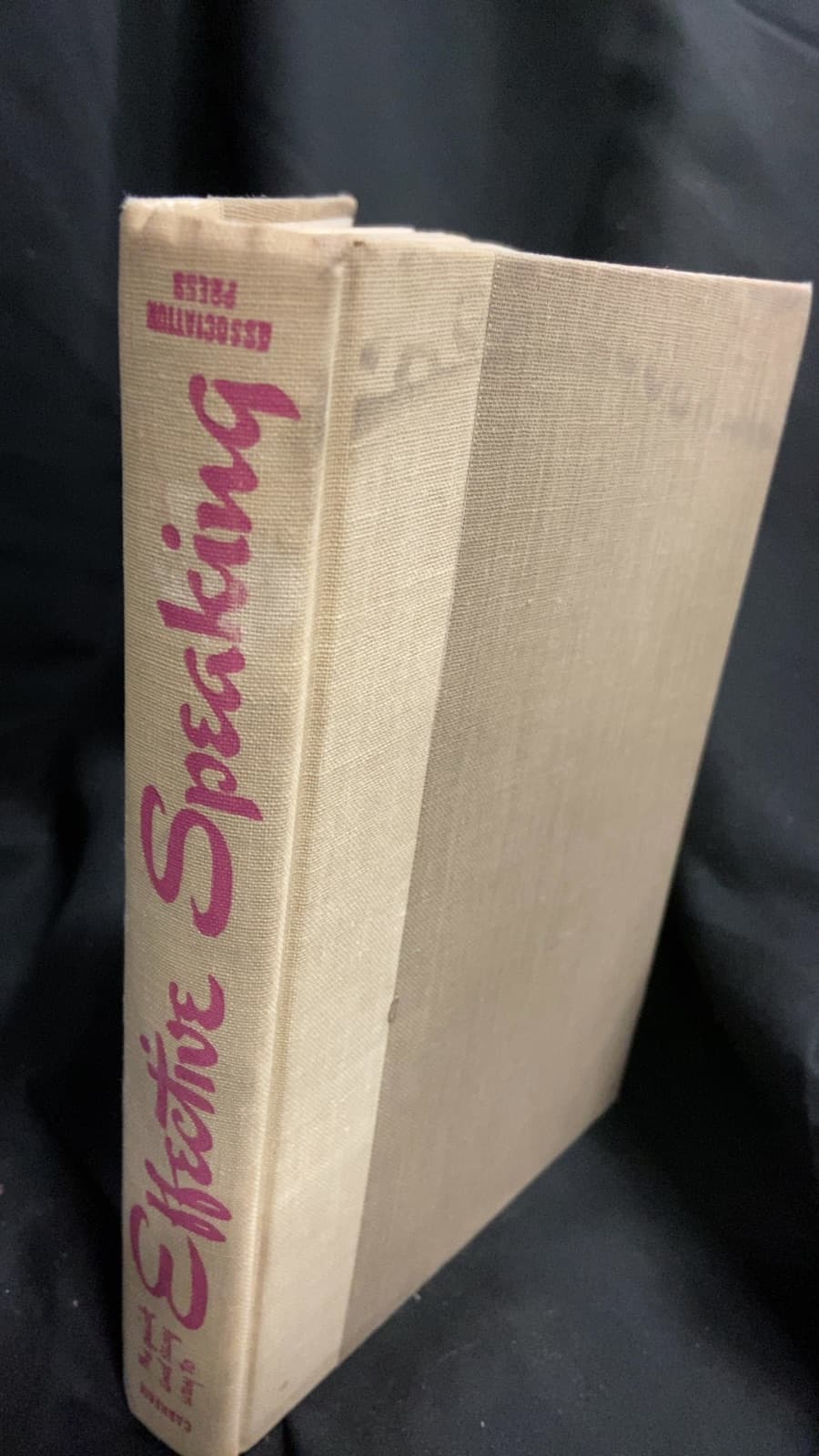 Effective Speaking by Dale Carnegie - front cover