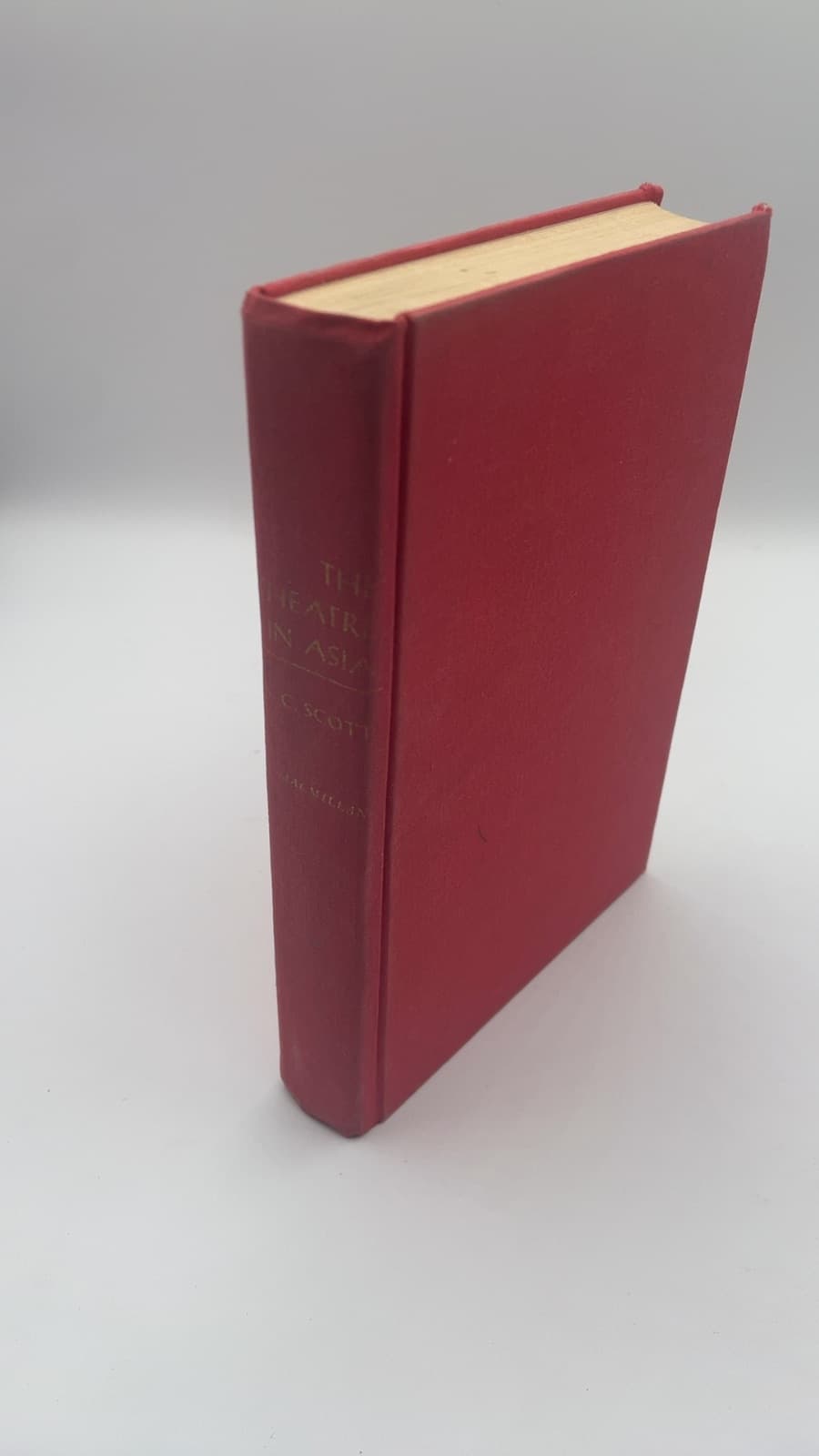 THE Theatre IN Asia by A. C. Scott - front cover