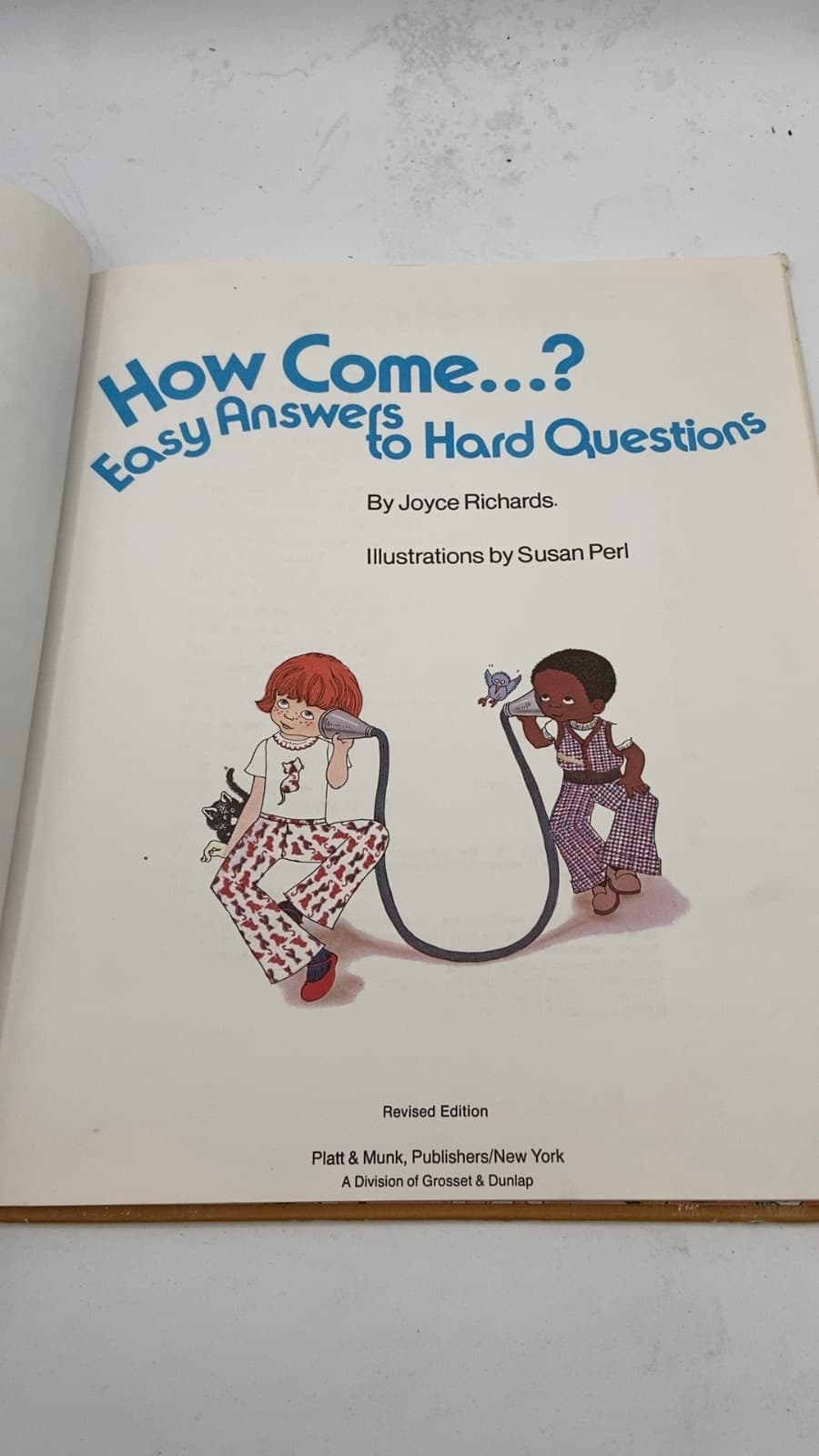 How Come...? Easy Answers to Hard Questions by Joyce Richards - title page