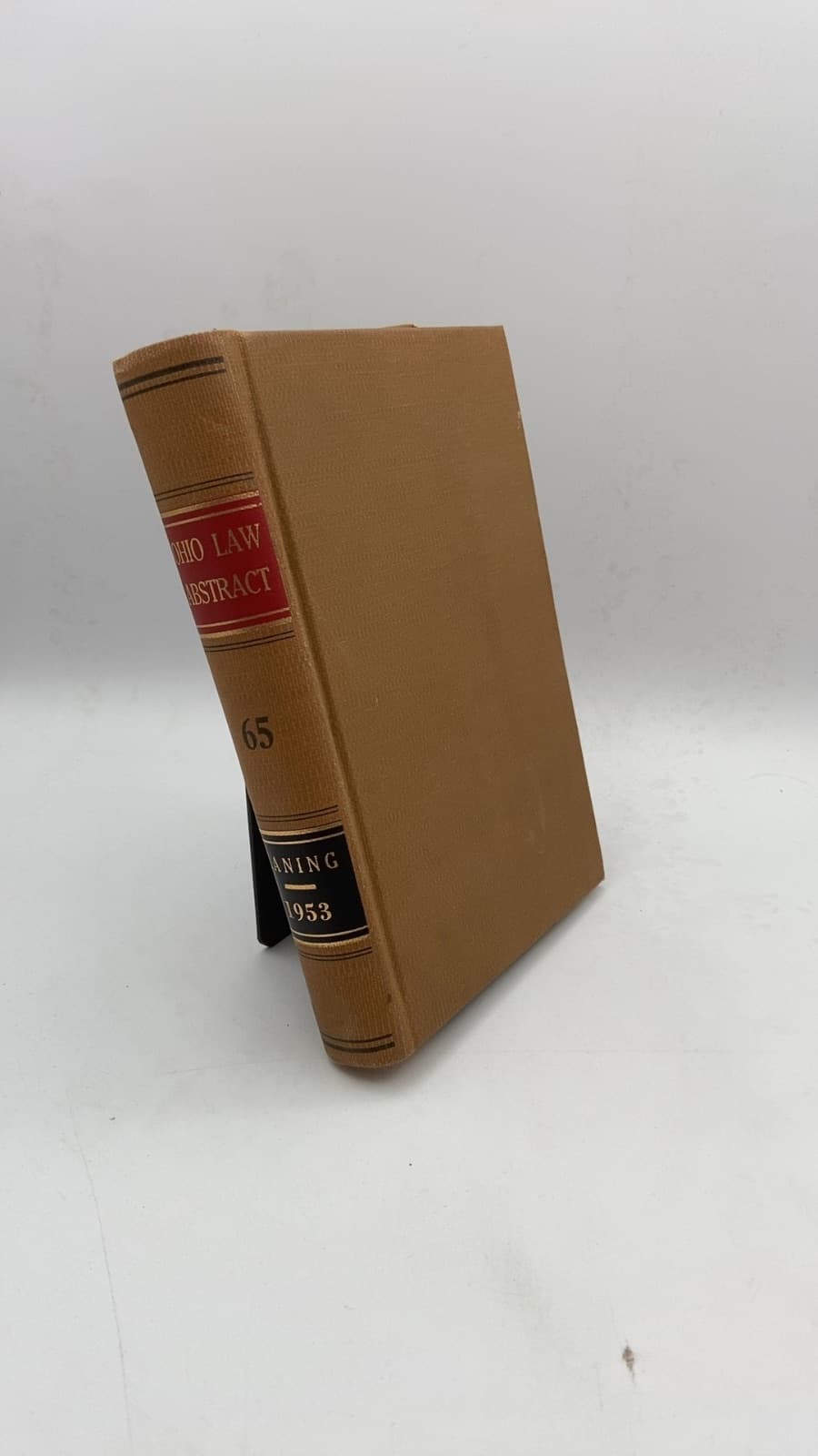 THE Ohio LAW Abstract Volume 65 by unknown (Editor: Sheldon R. Laning) - front cover