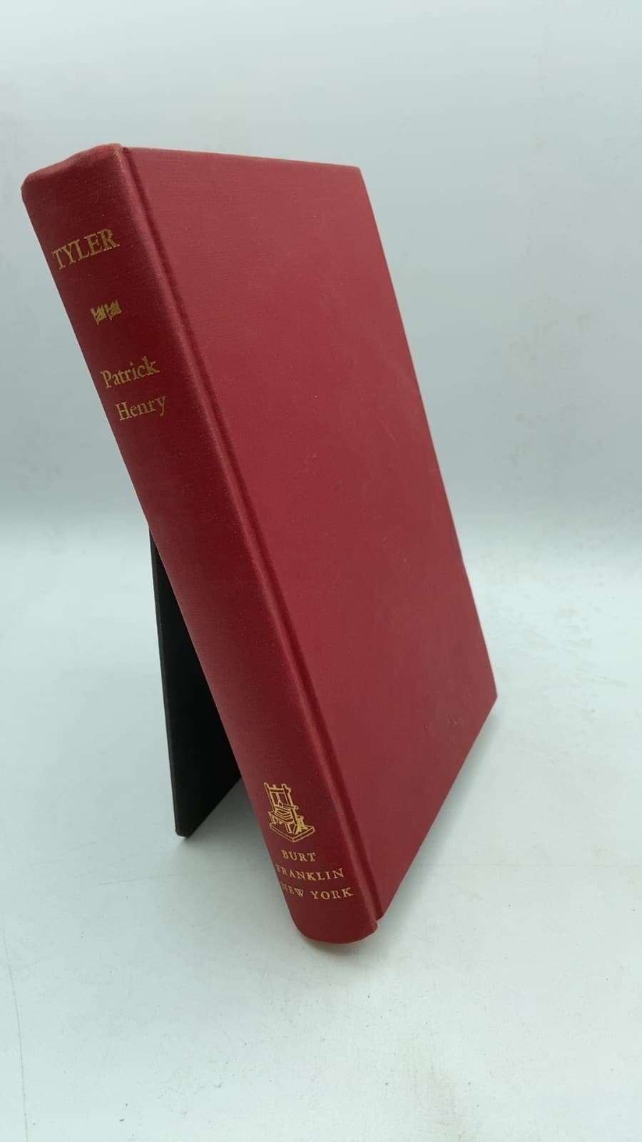 Patrick Henry by Moses Coit Tyler - front cover