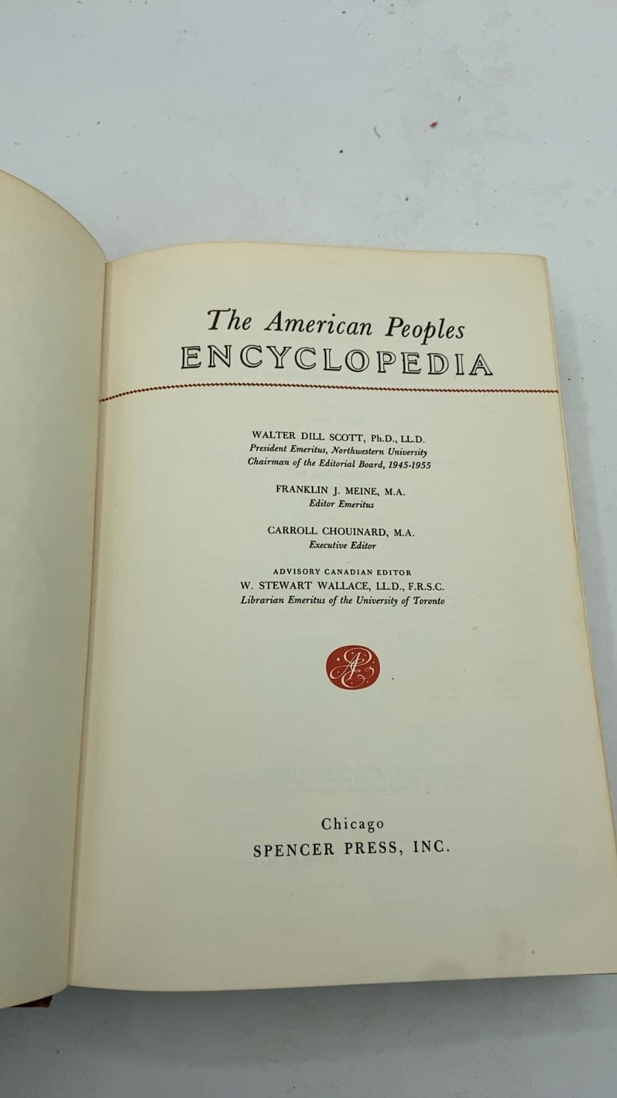 The American Peoples Encyclopedia - title page