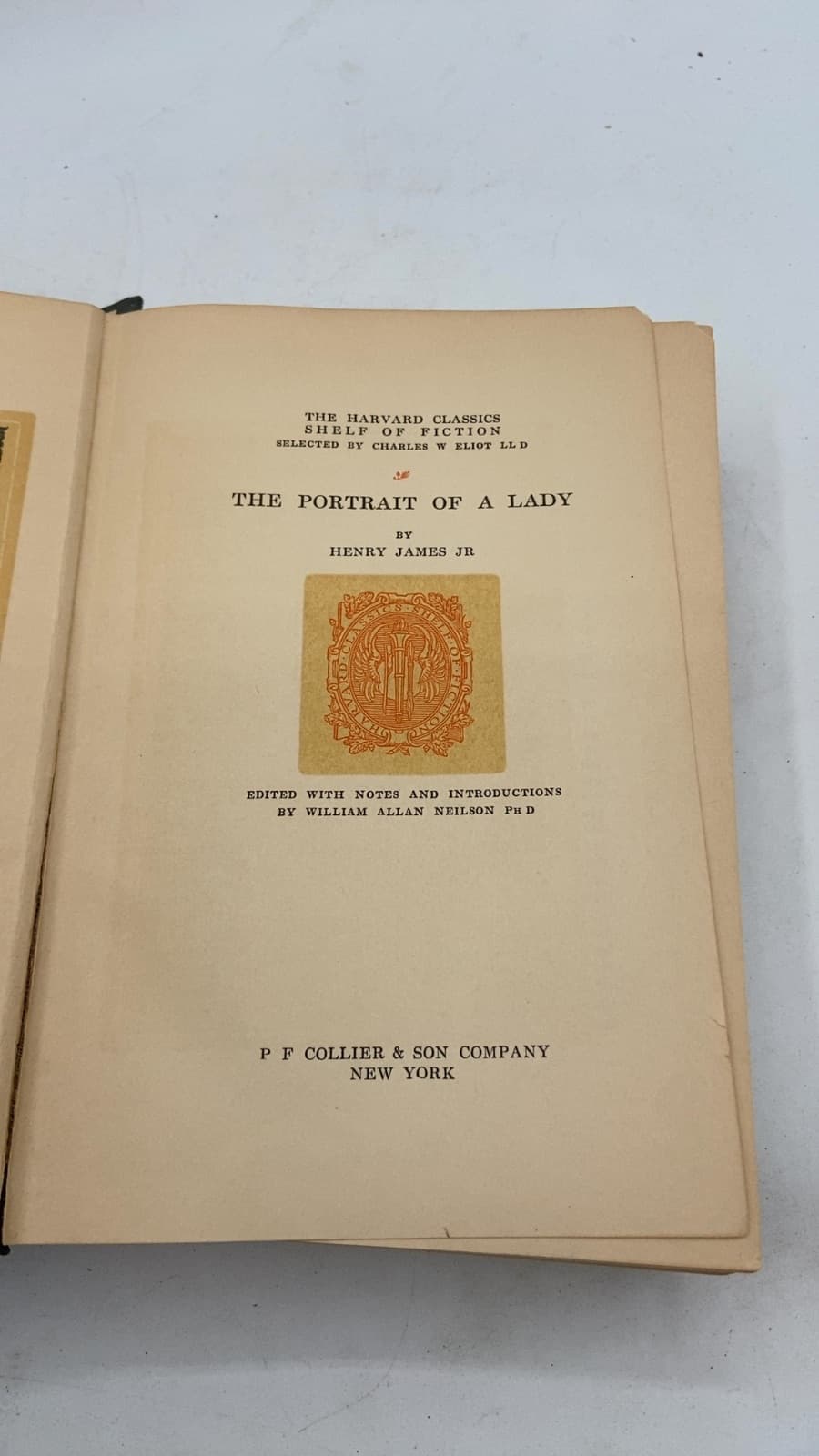 The Portrait of a Lady by Henry James Jr - title page