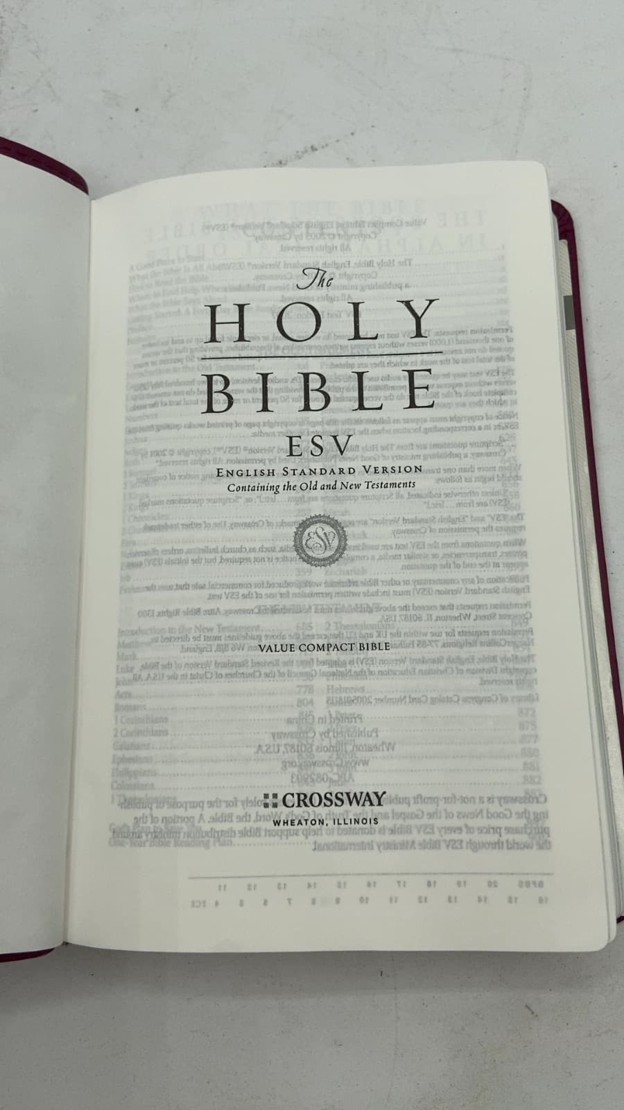 The Holy Bible: ESV - title page